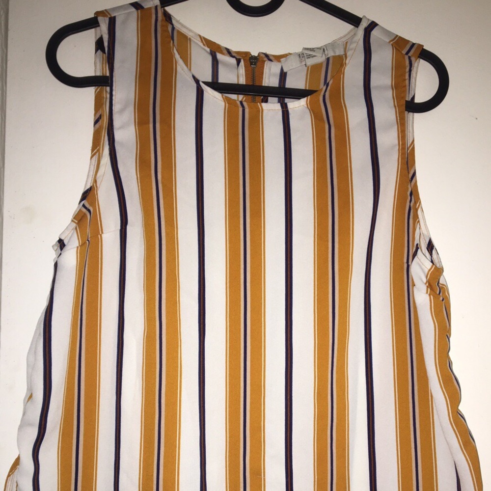orange striped tank